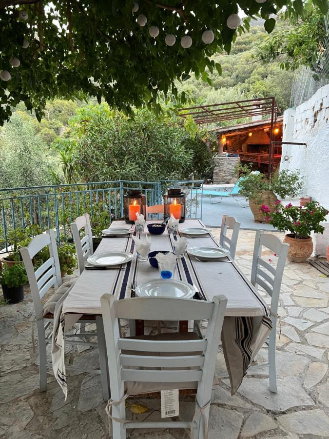 Maison Charme Avec Piscine Privee, Pres De La Mer A Sappounakeika, Tyros Sapounakeika Buitenkant foto